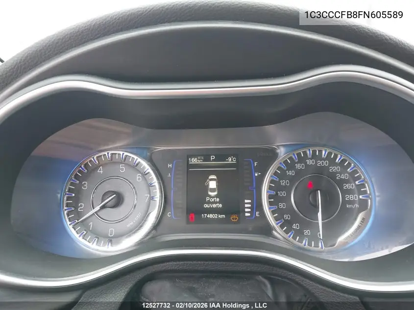 2015 CHRYSLER 200 VIN 1C3CCCFB8FN605589 — фото 7