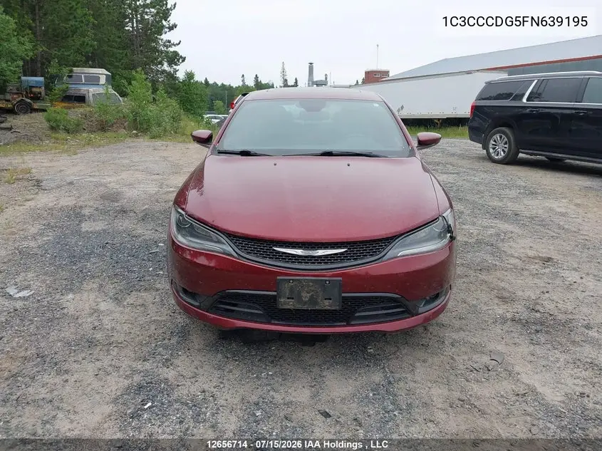 2015 CHRYSLER 200 VIN 1C3CCCDG5FN639195 — фото 11