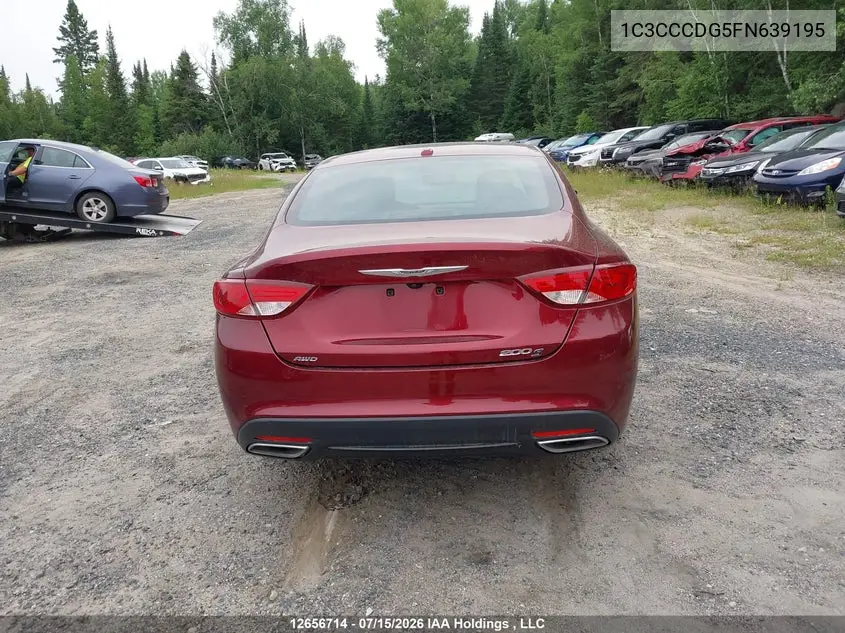 2015 CHRYSLER 200 VIN 1C3CCCDG5FN639195 — фото 15