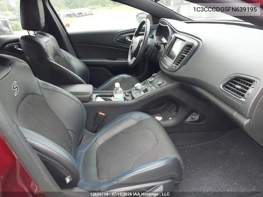 2015 CHRYSLER 200 VIN 1C3CCCDG5FN639195 — фото 5