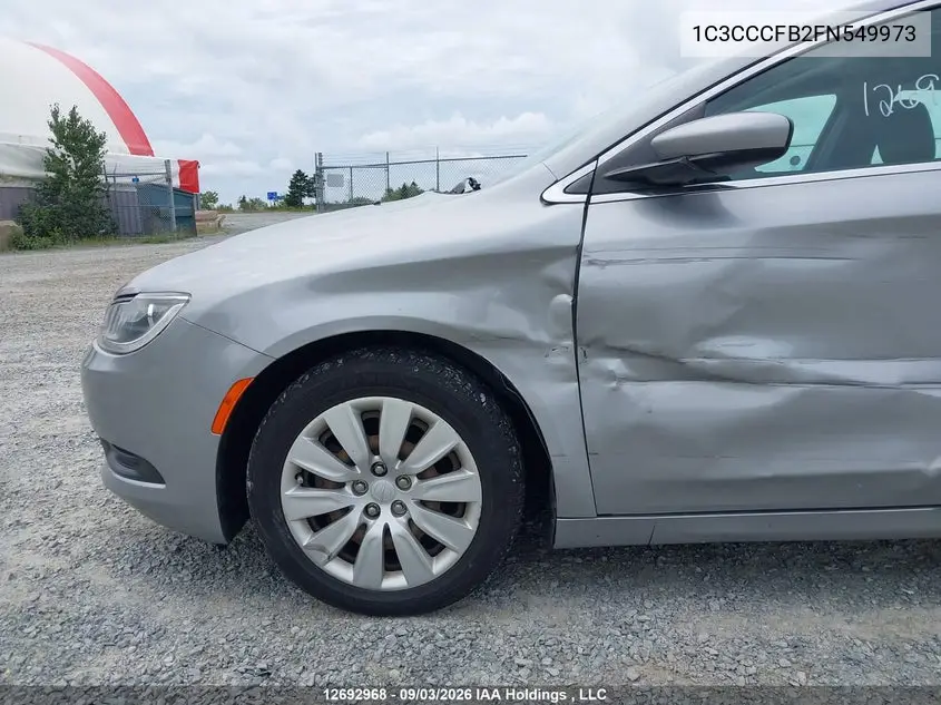 2015 CHRYSLER 200 VIN 1C3CCCFB2FN549973 — фото 11