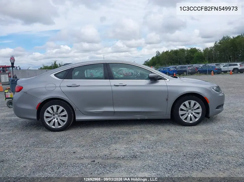 2015 CHRYSLER 200 VIN 1C3CCCFB2FN549973 — фото 13