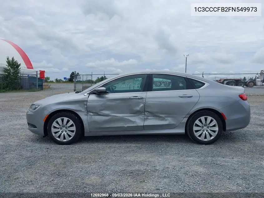 2015 CHRYSLER 200 VIN 1C3CCCFB2FN549973 — фото 14