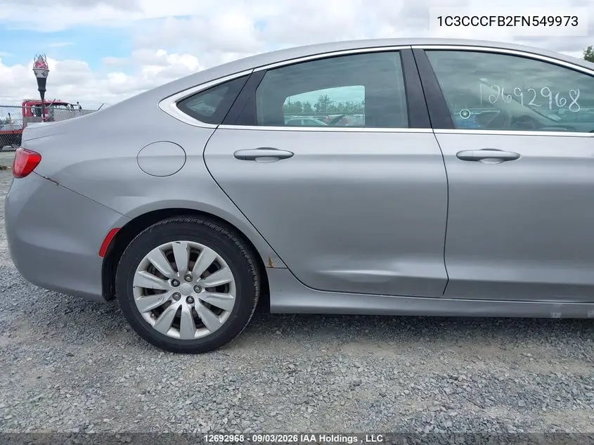 2015 CHRYSLER 200 VIN 1C3CCCFB2FN549973 — фото 19
