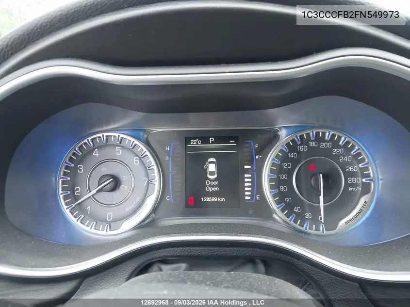 2015 CHRYSLER 200 VIN 1C3CCCFB2FN549973 — фото 7