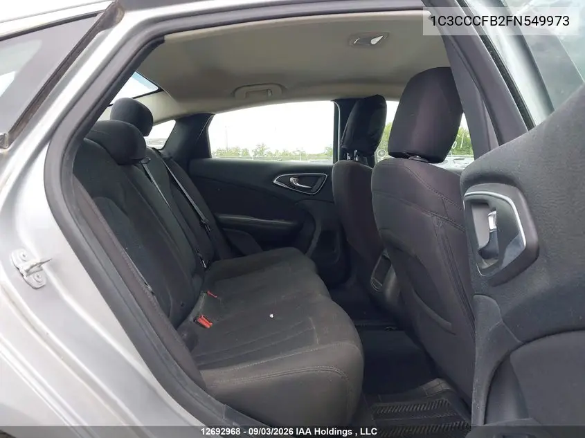 2015 CHRYSLER 200 VIN 1C3CCCFB2FN549973 — фото 8