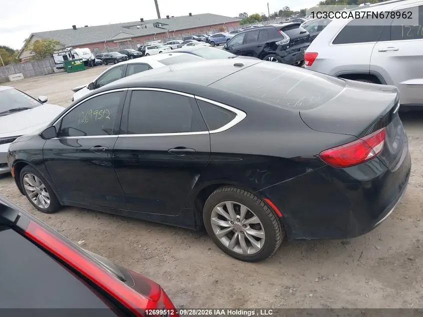 2015 CHRYSLER 200 VIN 1C3CCCAB7FN678962 — фото 13