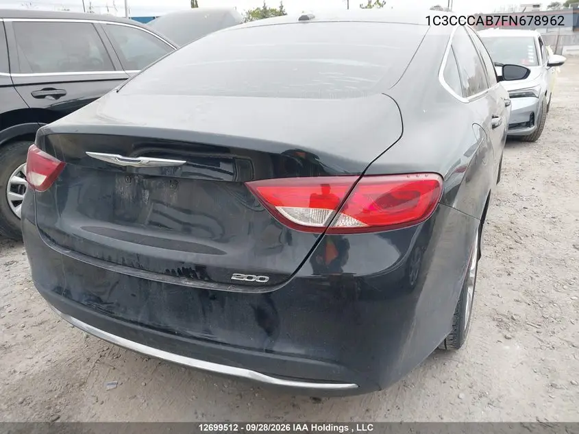 2015 CHRYSLER 200 VIN 1C3CCCAB7FN678962 — фото 4
