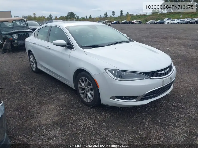 CHRYSLER 200 2015, VIN 1C3CCCCG4FN713675