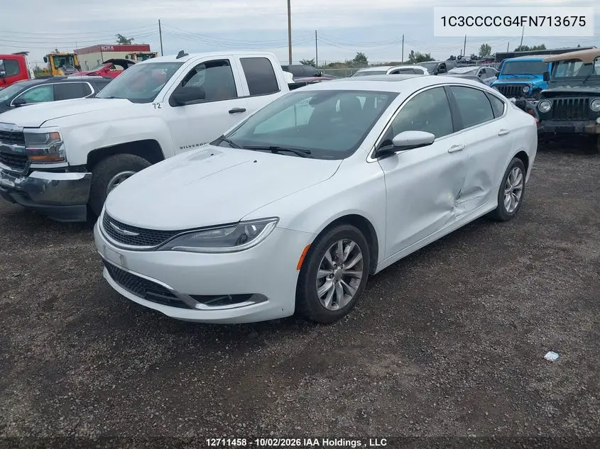 2015 CHRYSLER 200 VIN 1C3CCCCG4FN713675 — фото 2