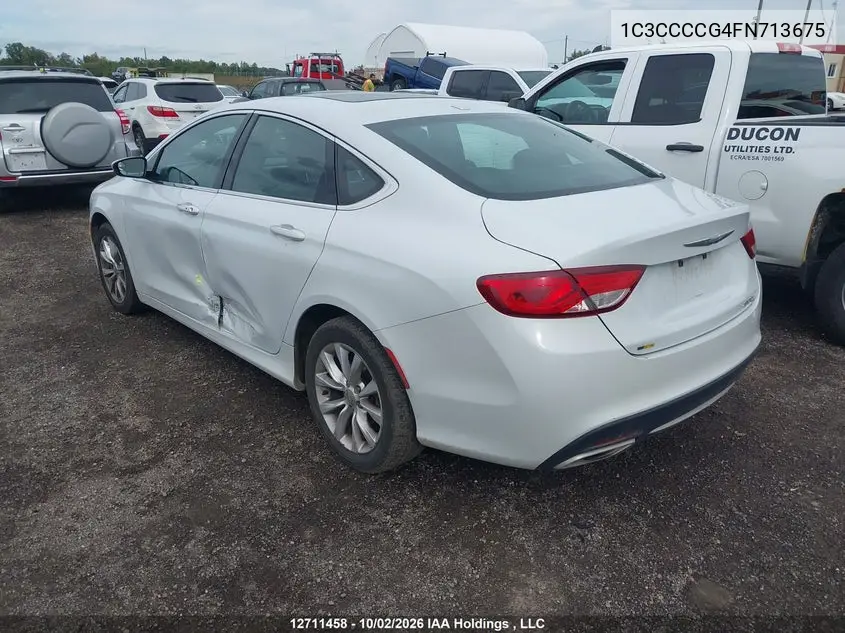 2015 CHRYSLER 200 VIN 1C3CCCCG4FN713675 — фото 3