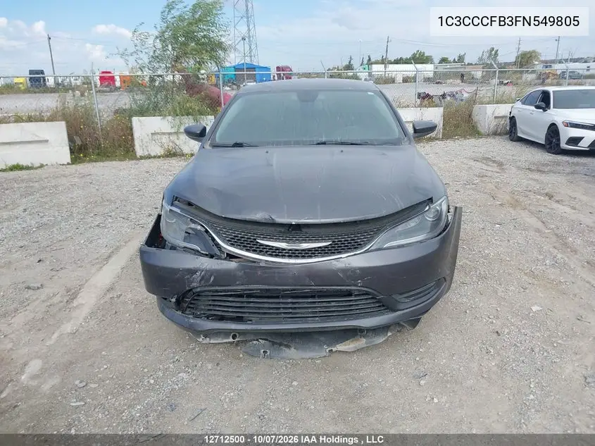 2015 CHRYSLER 200 VIN 1C3CCCFB3FN549805 — фото 11