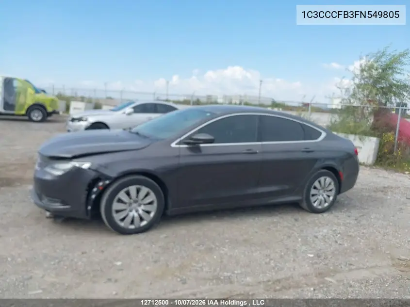 2015 CHRYSLER 200 VIN 1C3CCCFB3FN549805 — фото 13