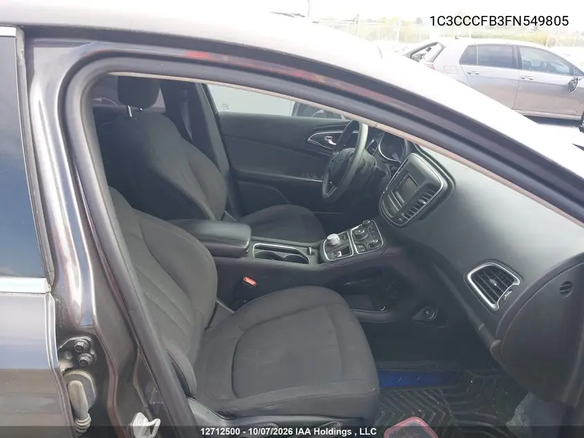 2015 CHRYSLER 200 VIN 1C3CCCFB3FN549805 — фото 5