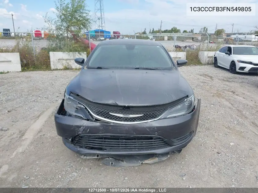 2015 CHRYSLER 200 VIN 1C3CCCFB3FN549805 — фото 6