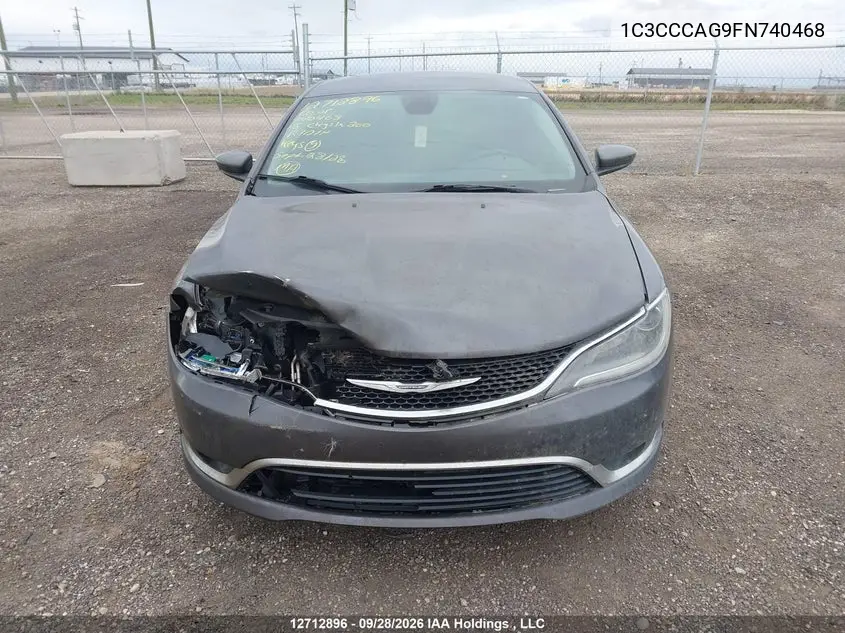 2015 CHRYSLER 200 VIN 1C3CCCAG9FN740468 — фото 12