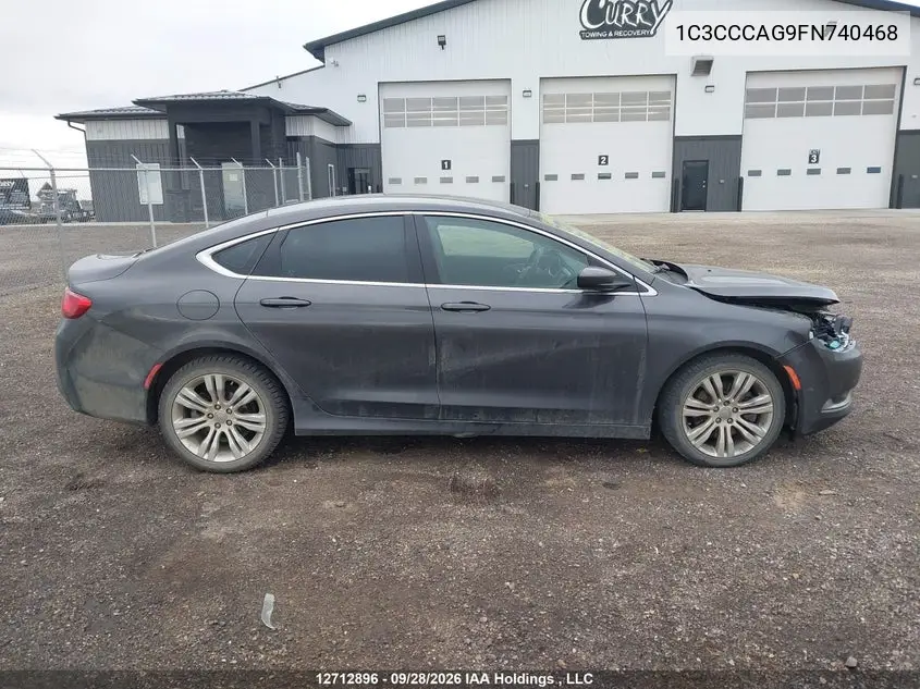 2015 CHRYSLER 200 VIN 1C3CCCAG9FN740468 — фото 13