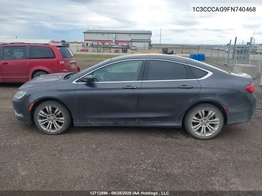 2015 CHRYSLER 200 VIN 1C3CCCAG9FN740468 — фото 14
