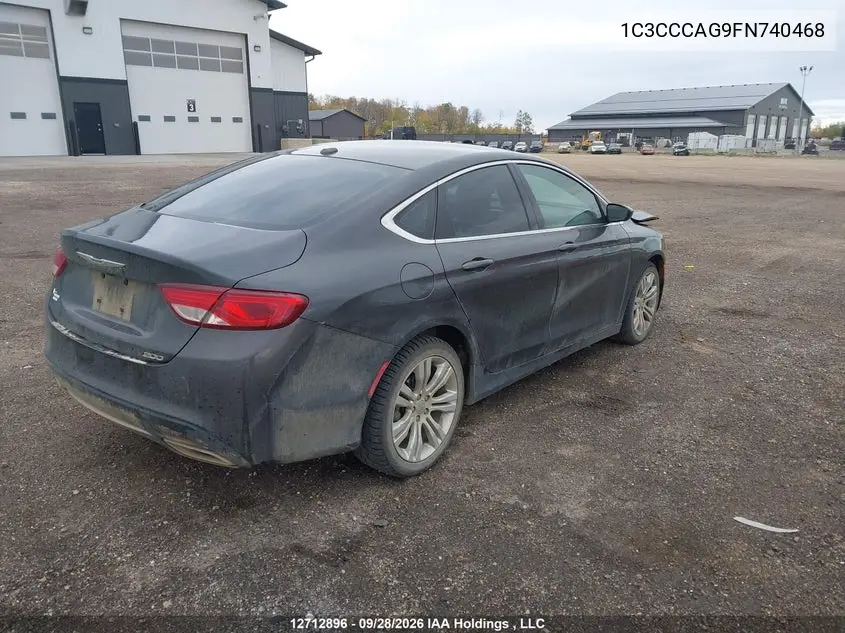 2015 CHRYSLER 200 VIN 1C3CCCAG9FN740468 — фото 4