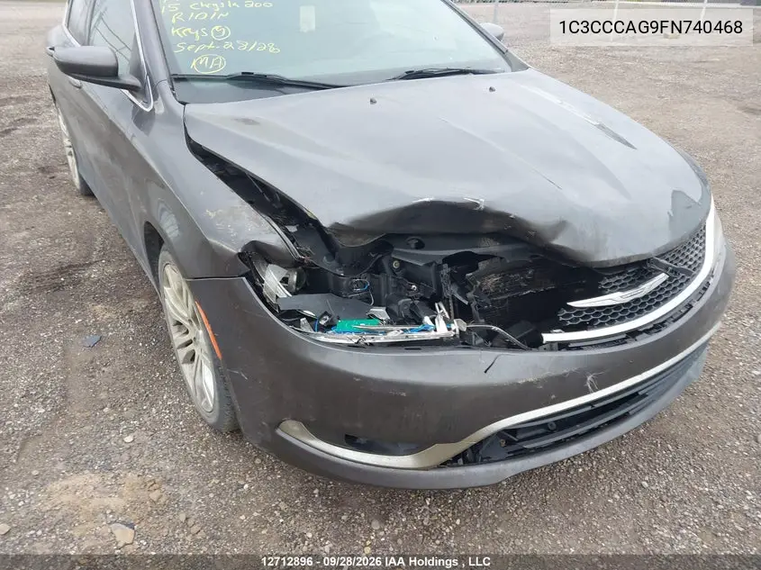 2015 CHRYSLER 200 VIN 1C3CCCAG9FN740468 — фото 6