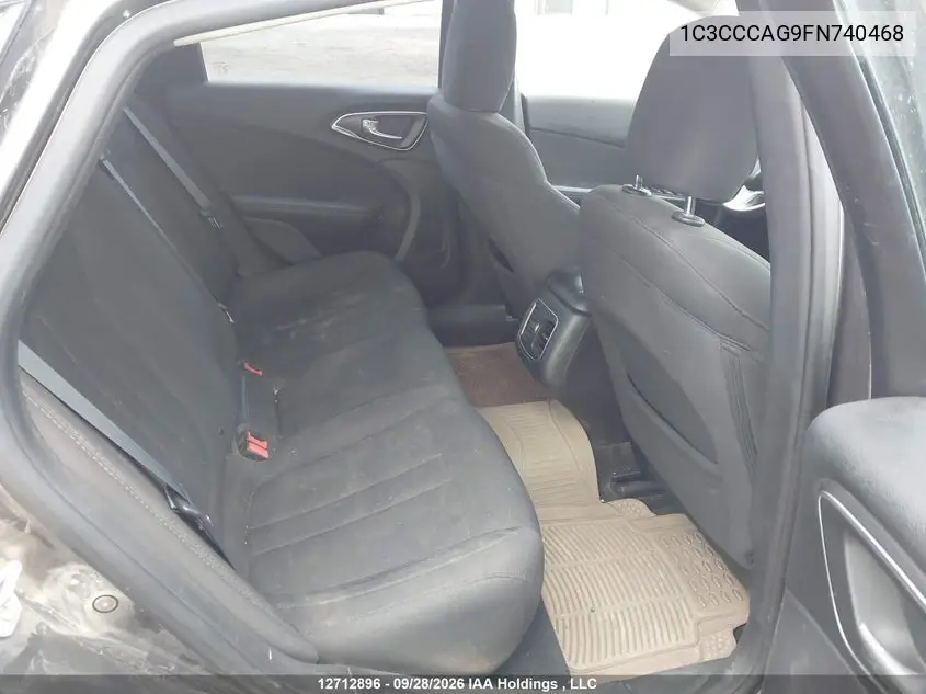 2015 CHRYSLER 200 VIN 1C3CCCAG9FN740468 — фото 8