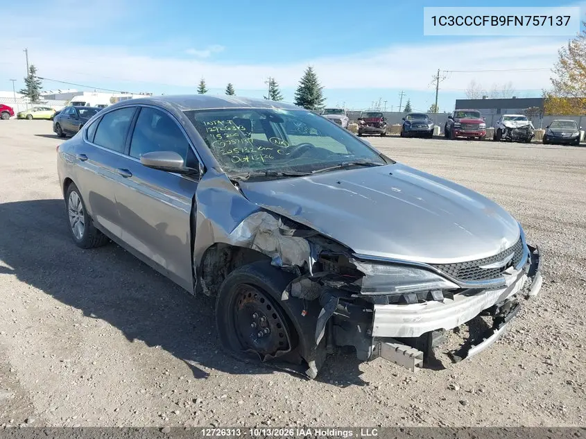 CHRYSLER 200 2015, VIN 1C3CCCFB9FN757137
