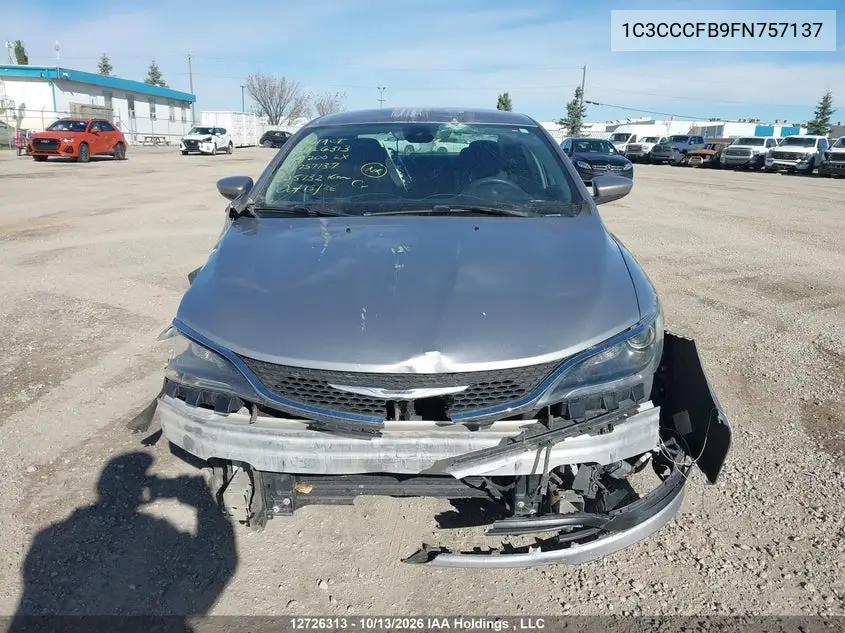 2015 CHRYSLER 200 VIN 1C3CCCFB9FN757137 — фото 12