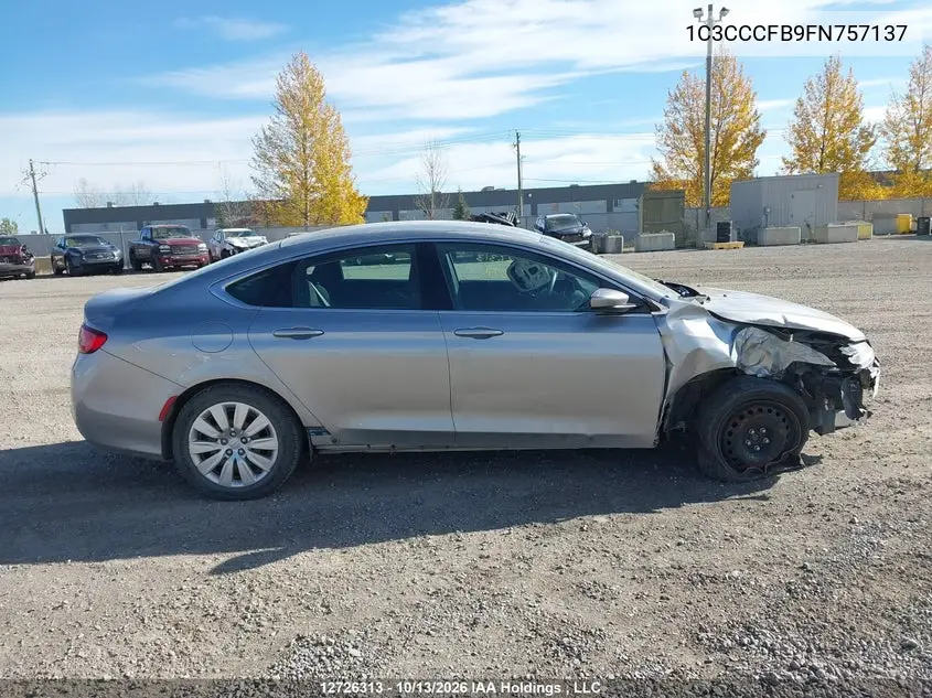 2015 CHRYSLER 200 VIN 1C3CCCFB9FN757137 — фото 13