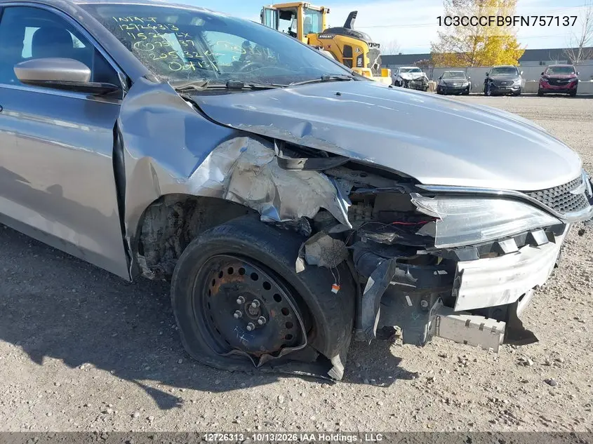 2015 CHRYSLER 200 VIN 1C3CCCFB9FN757137 — фото 6