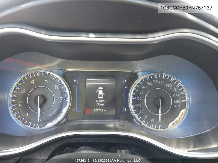 2015 CHRYSLER 200 VIN 1C3CCCFB9FN757137 — фото 7