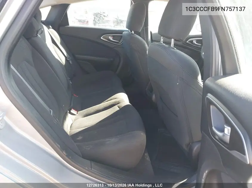 2015 CHRYSLER 200 VIN 1C3CCCFB9FN757137 — фото 8