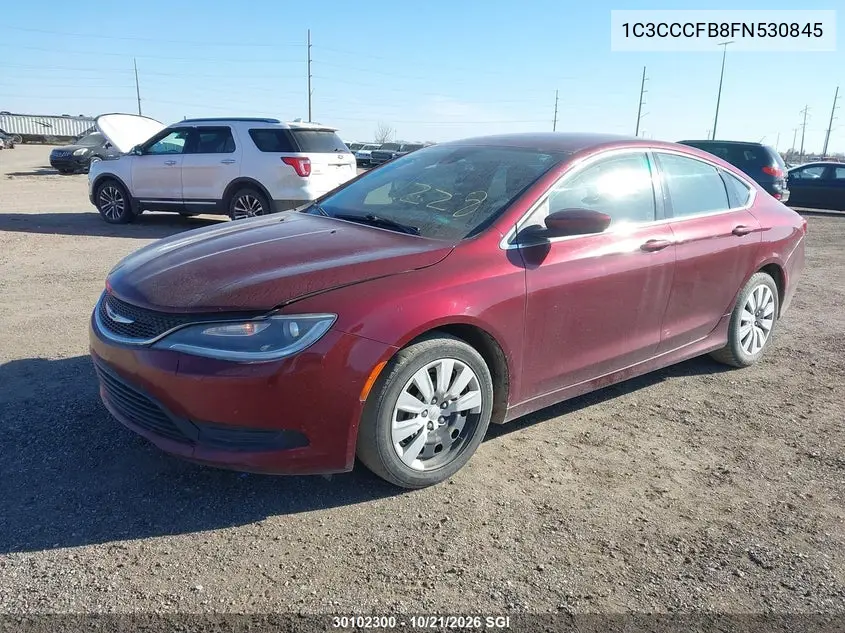 2015 CHRYSLER 200 VIN 1C3CCCFB8FN530845 — фото 2