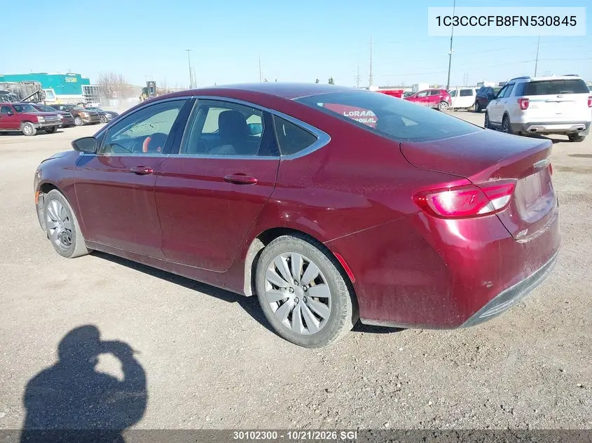 2015 CHRYSLER 200 VIN 1C3CCCFB8FN530845 — фото 3