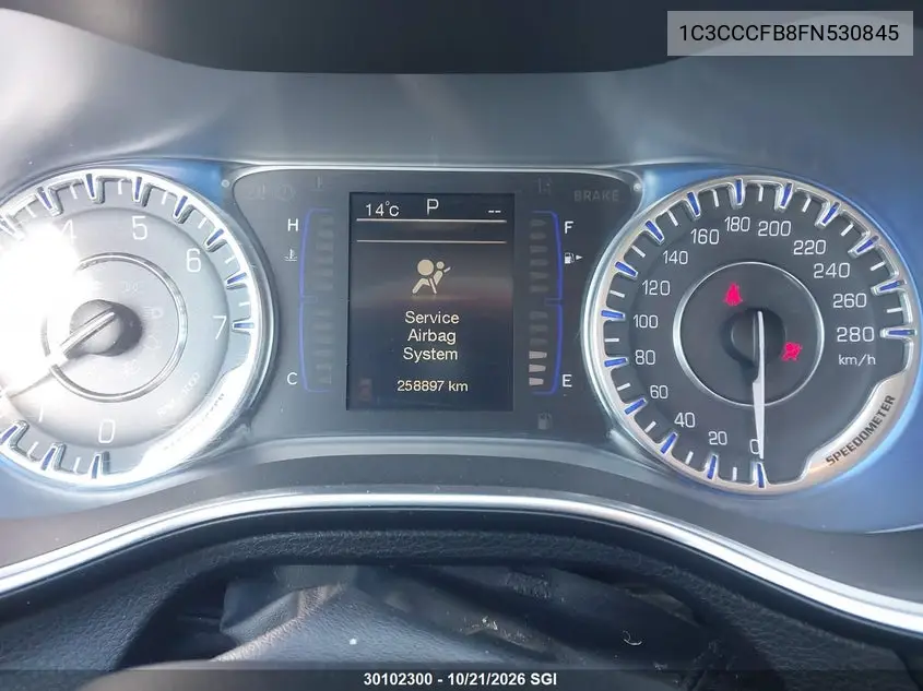 2015 CHRYSLER 200 VIN 1C3CCCFB8FN530845 — фото 7
