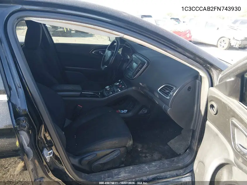 2015 CHRYSLER 200 VIN 1C3CCCAB2FN743930 — фото 5