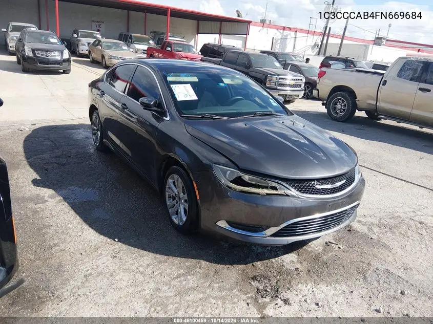 CHRYSLER 200 2015, VIN 1C3CCCAB4FN669684
