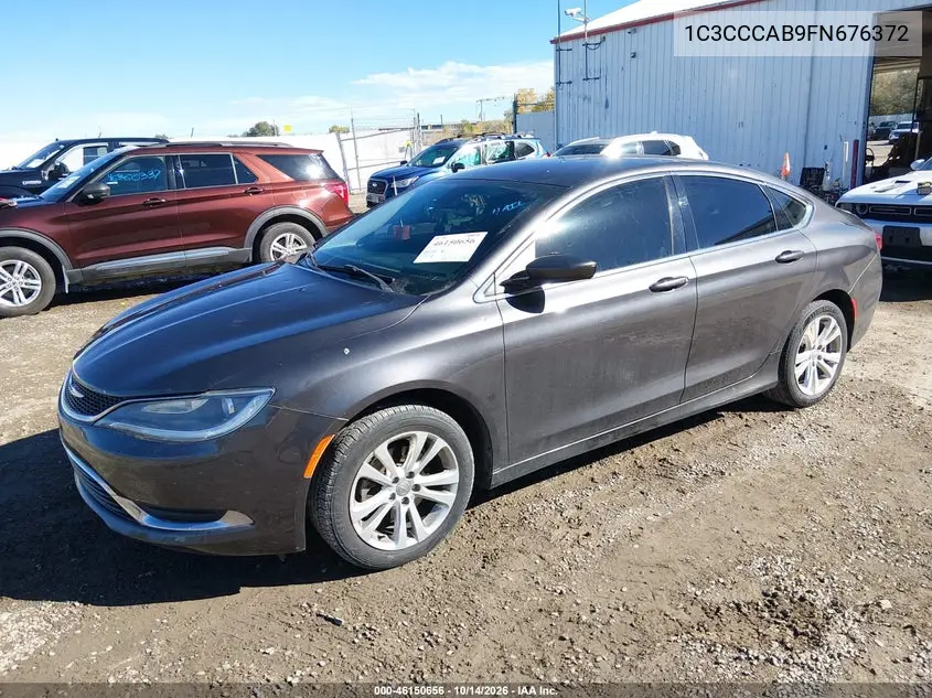 2015 CHRYSLER 200 VIN 1C3CCCAB9FN676372 — фото 2