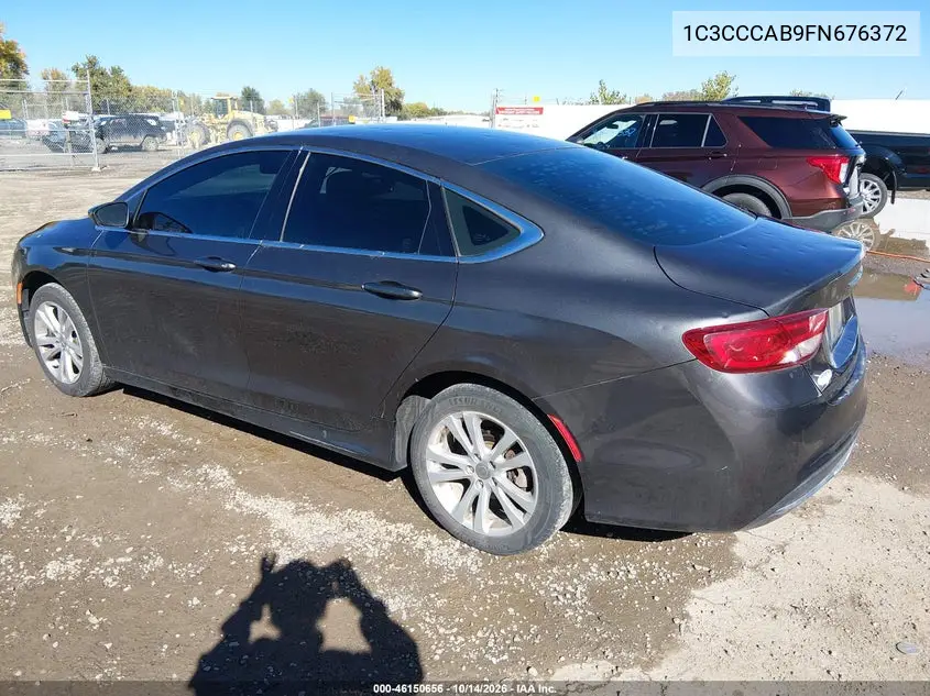 2015 CHRYSLER 200 VIN 1C3CCCAB9FN676372 — фото 3