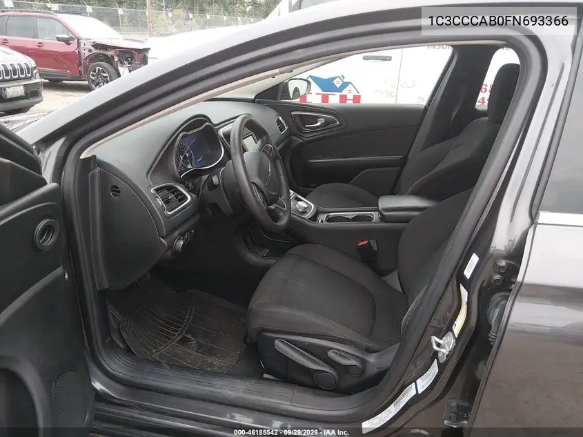 2015 CHRYSLER 200 VIN 1C3CCCAB0FN693366 — фото 5