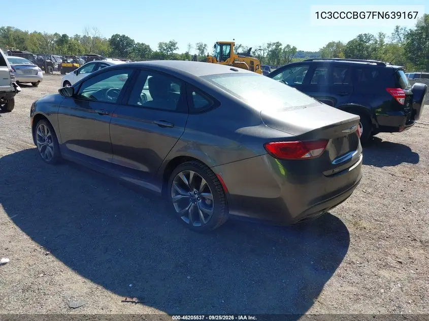 2015 CHRYSLER 200 VIN 1C3CCCBG7FN639167 — фото 3