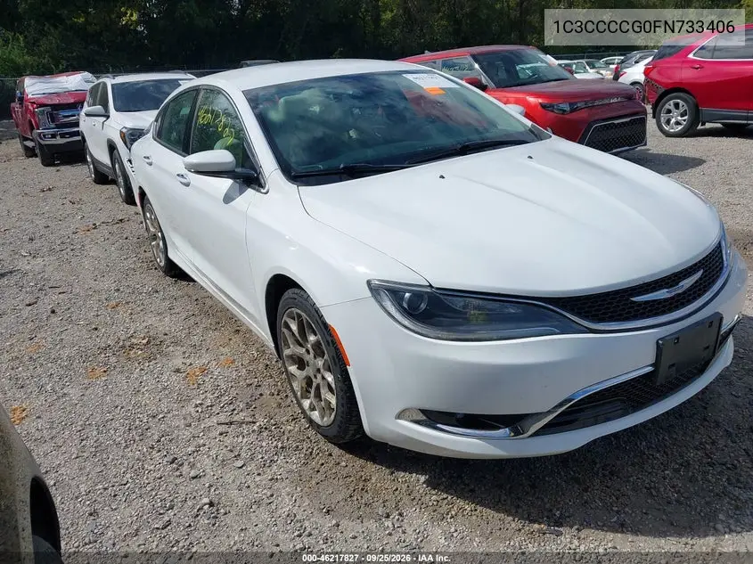 CHRYSLER 200 2015, VIN 1C3CCCCG0FN733406