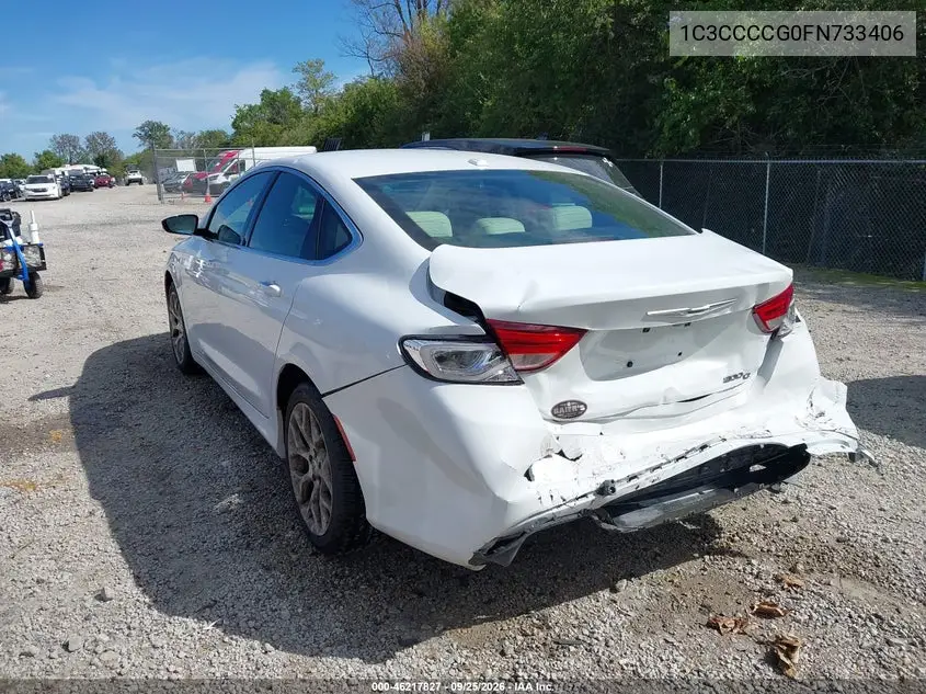 2015 CHRYSLER 200 VIN 1C3CCCCG0FN733406 — фото 3