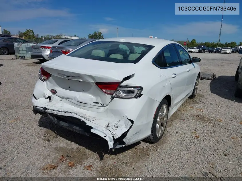 2015 CHRYSLER 200 VIN 1C3CCCCG0FN733406 — фото 4
