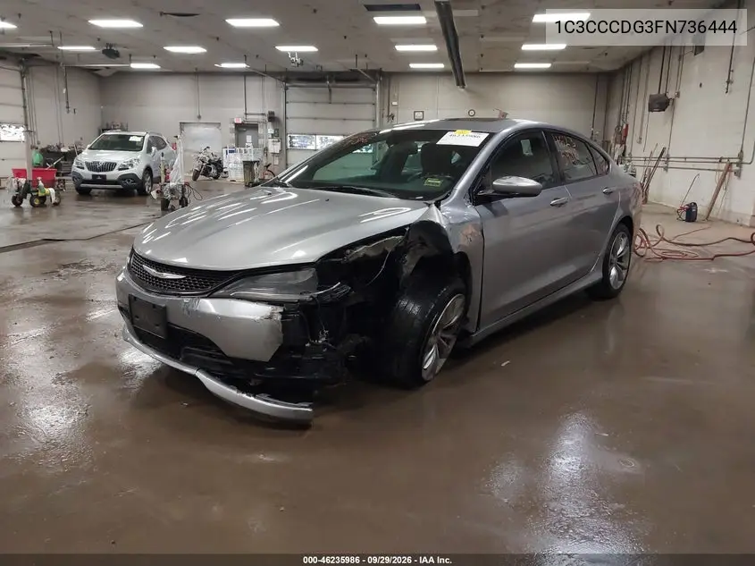 2015 CHRYSLER 200 VIN 1C3CCCDG3FN736444 — фото 2