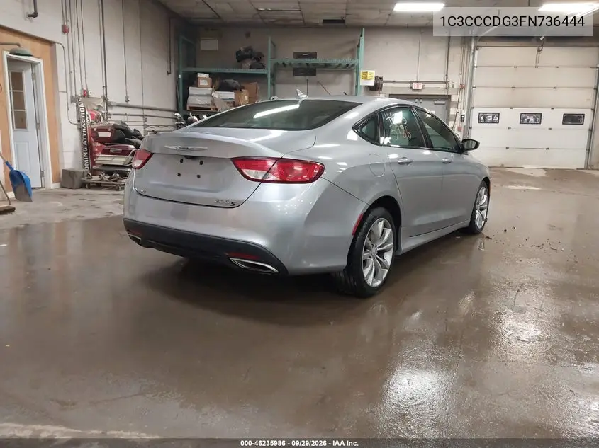 2015 CHRYSLER 200 VIN 1C3CCCDG3FN736444 — фото 4