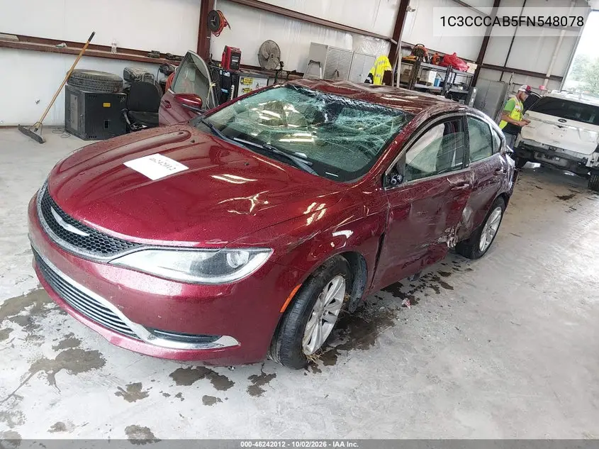 2015 CHRYSLER 200 VIN 1C3CCCAB5FN548078 — фото 2