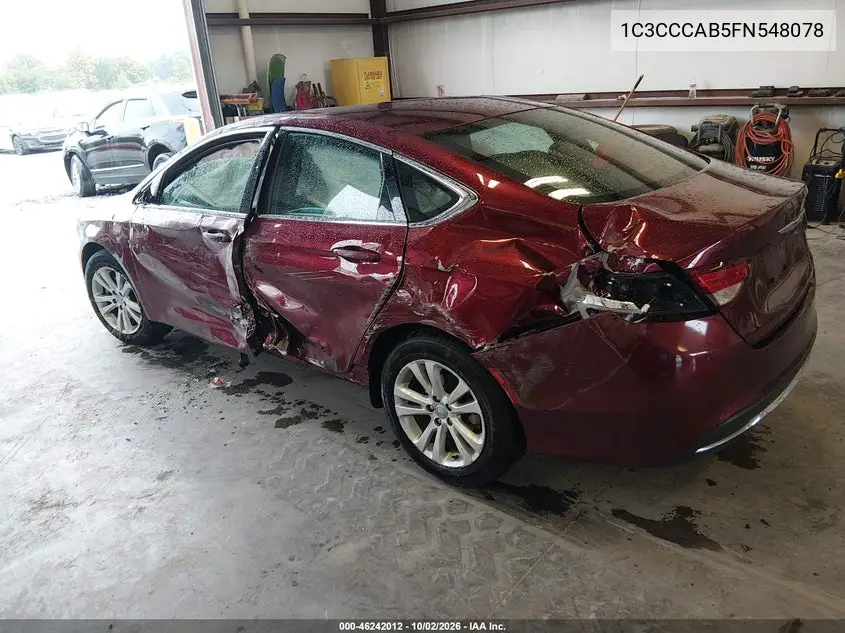 2015 CHRYSLER 200 VIN 1C3CCCAB5FN548078 — фото 3