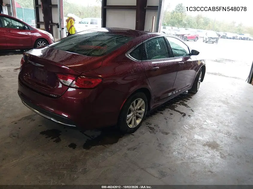 2015 CHRYSLER 200 VIN 1C3CCCAB5FN548078 — фото 4