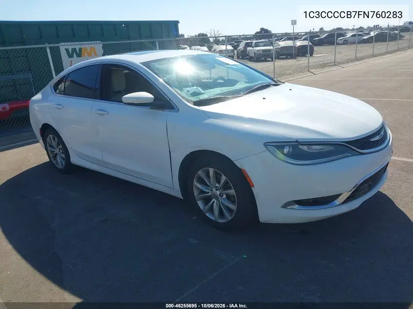 CHRYSLER 200 2015, VIN 1C3CCCCB7FN760283
