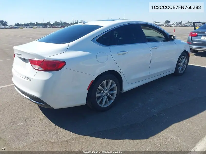 2015 CHRYSLER 200 VIN 1C3CCCCB7FN760283 — фото 4